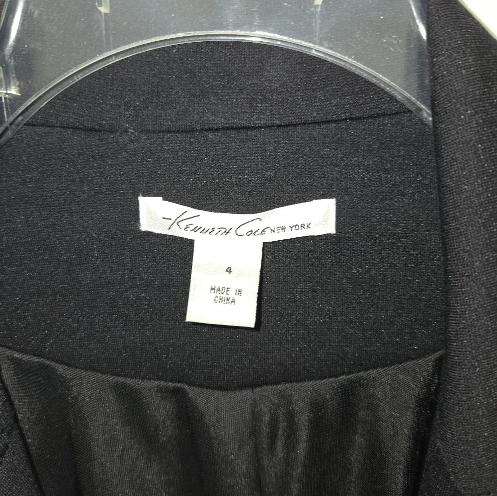 Kenneth Cole‎ New York Bomber Jacket Women's Size 4, Black